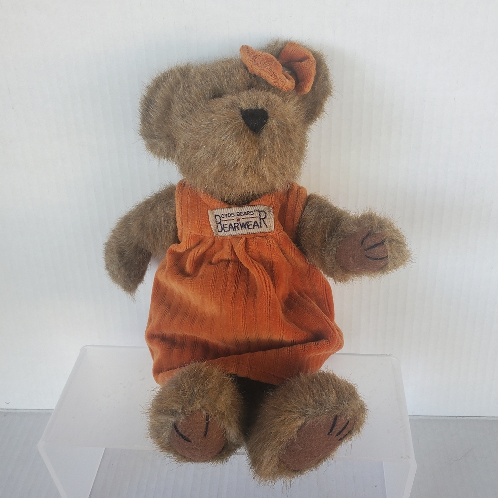Vintage Retired Boyd's Bears Fawn W Fallsbeary #919806 10" Brown Plush Bear